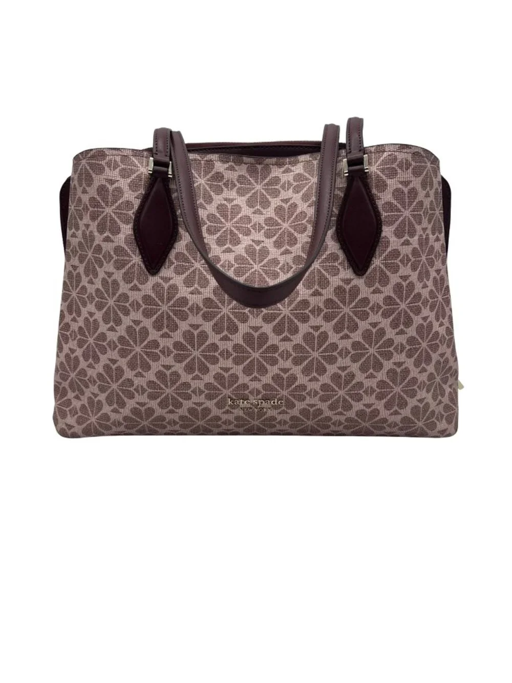 Kate Spade Pink Floral Print Coated Canvas Work Tote